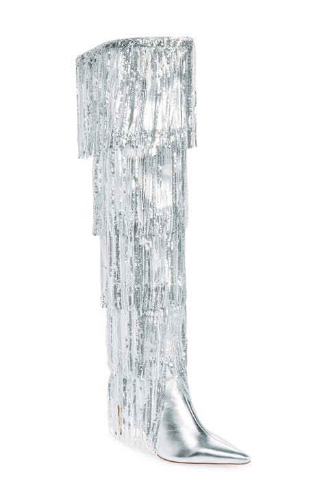 Sequin Knee High Boots for Women Nordstrom