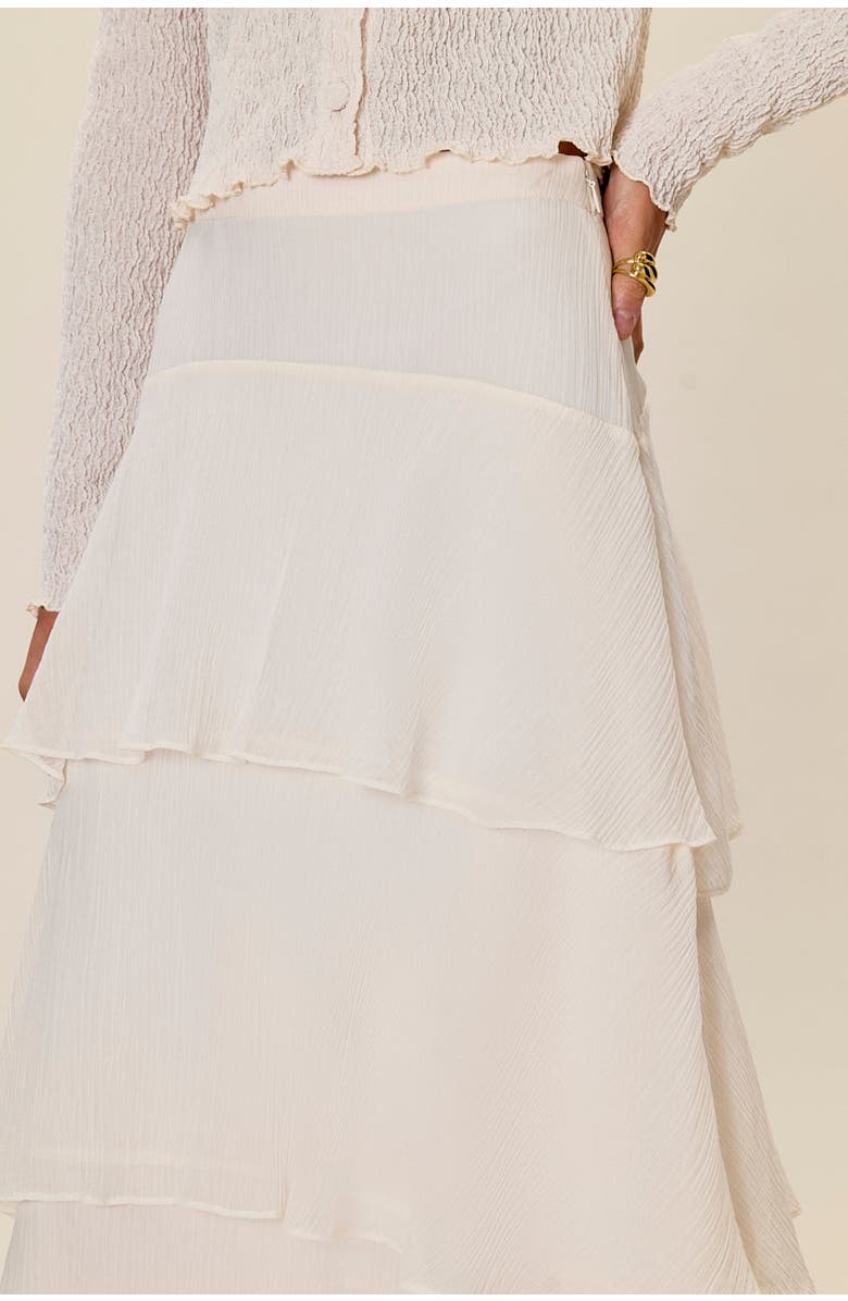 Rebecca Taylor Skye Skirt, Alternate, color, Cream