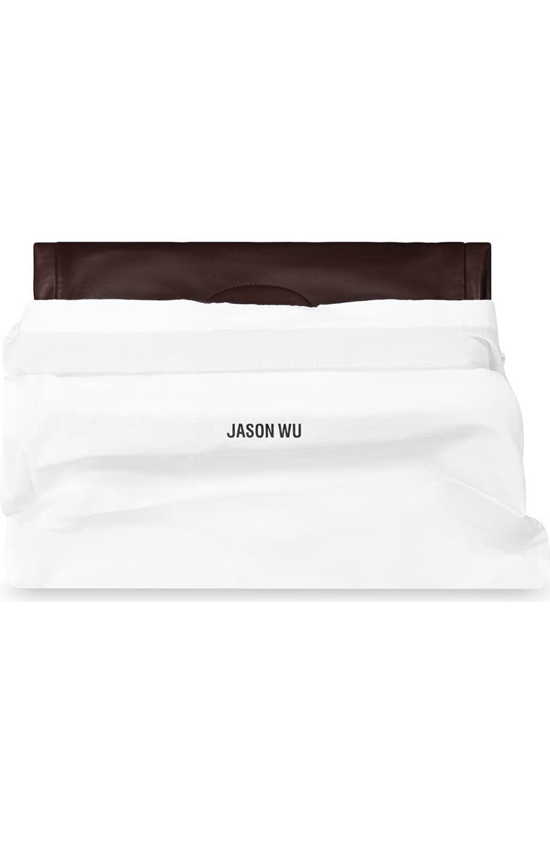 JASON WU Elegant Fold-Over Clutch, Alternate, color, Grape Elfi