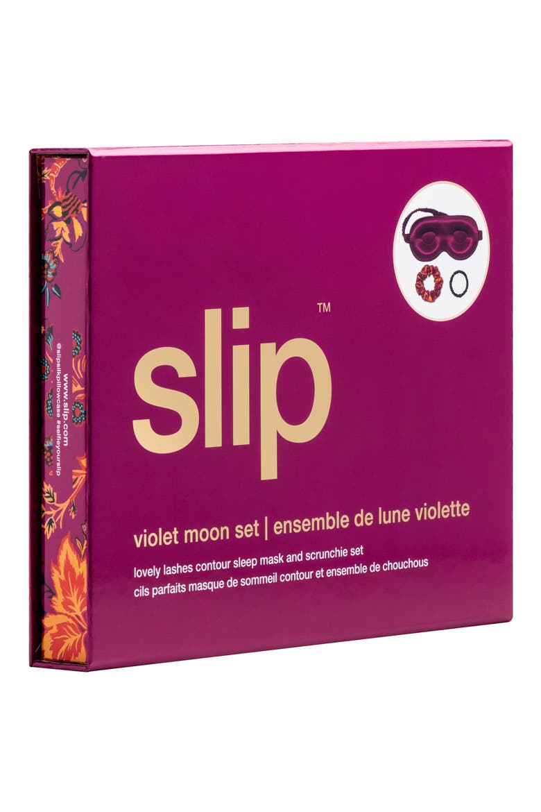Violet Moon Sleepover Mask & Scrunchies Set USD $74 Value, Alternate, color, VIOLET MOON