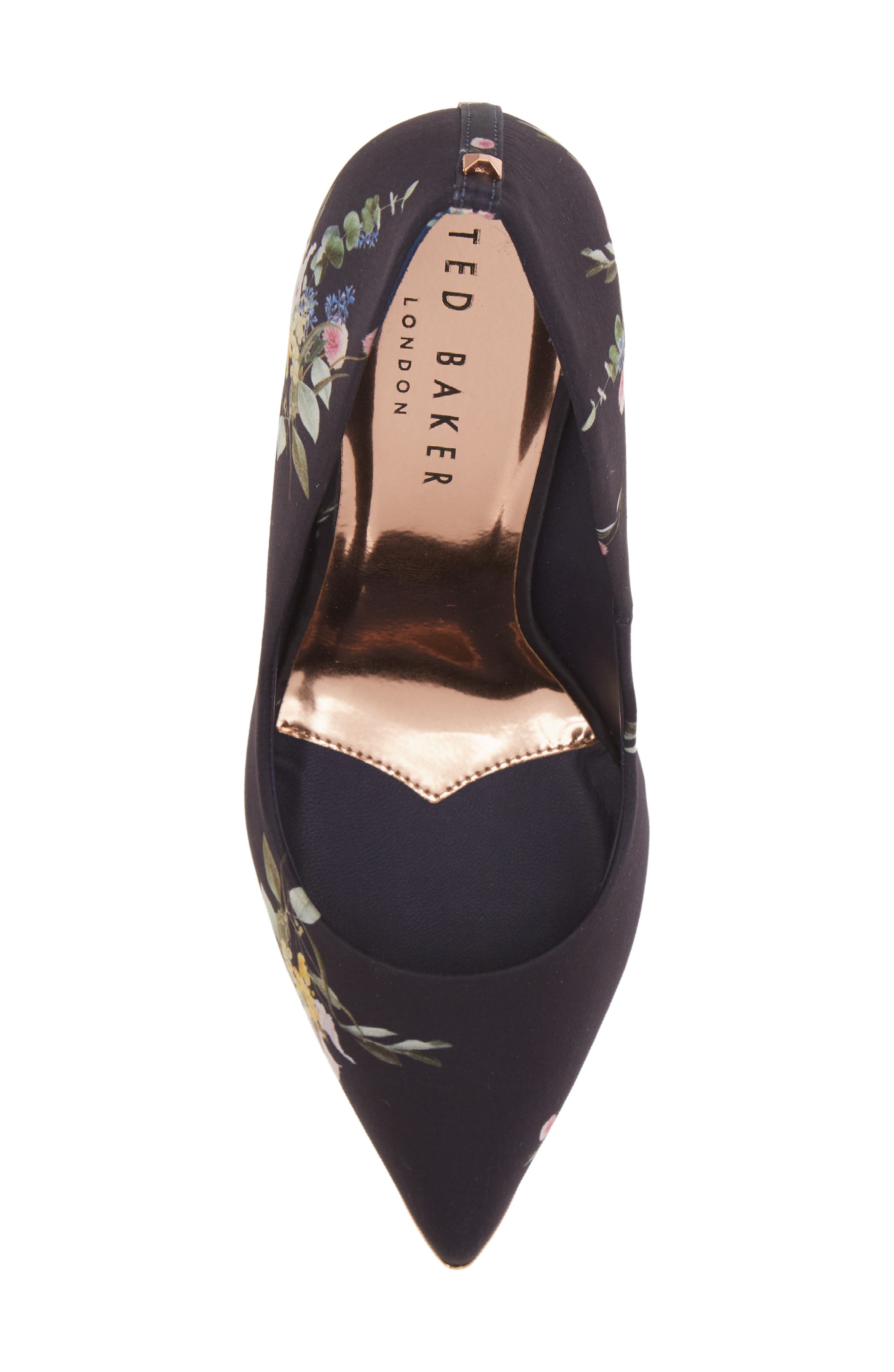 Ted Baker London Izibelp Floral Pointy Toe Pump, Alternate, color, 