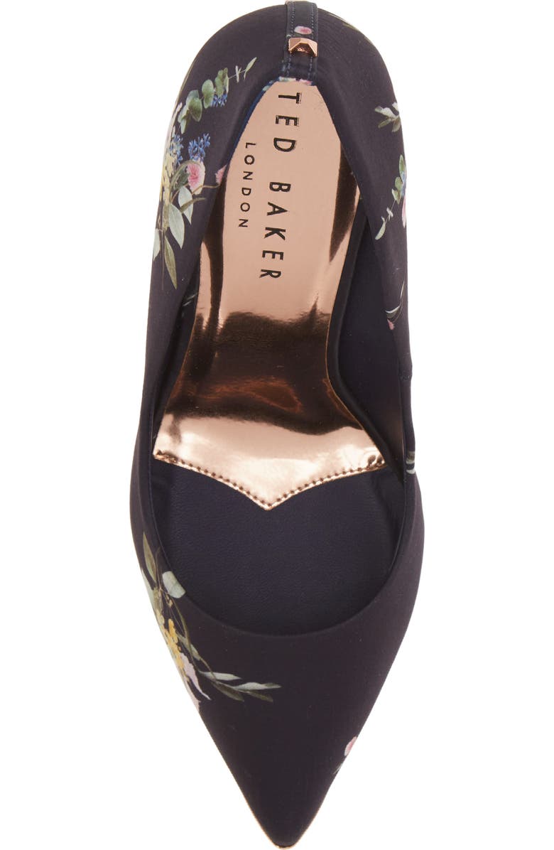 Ted Baker London Izibelp Floral Pointy Toe Pump, Alternate, color,