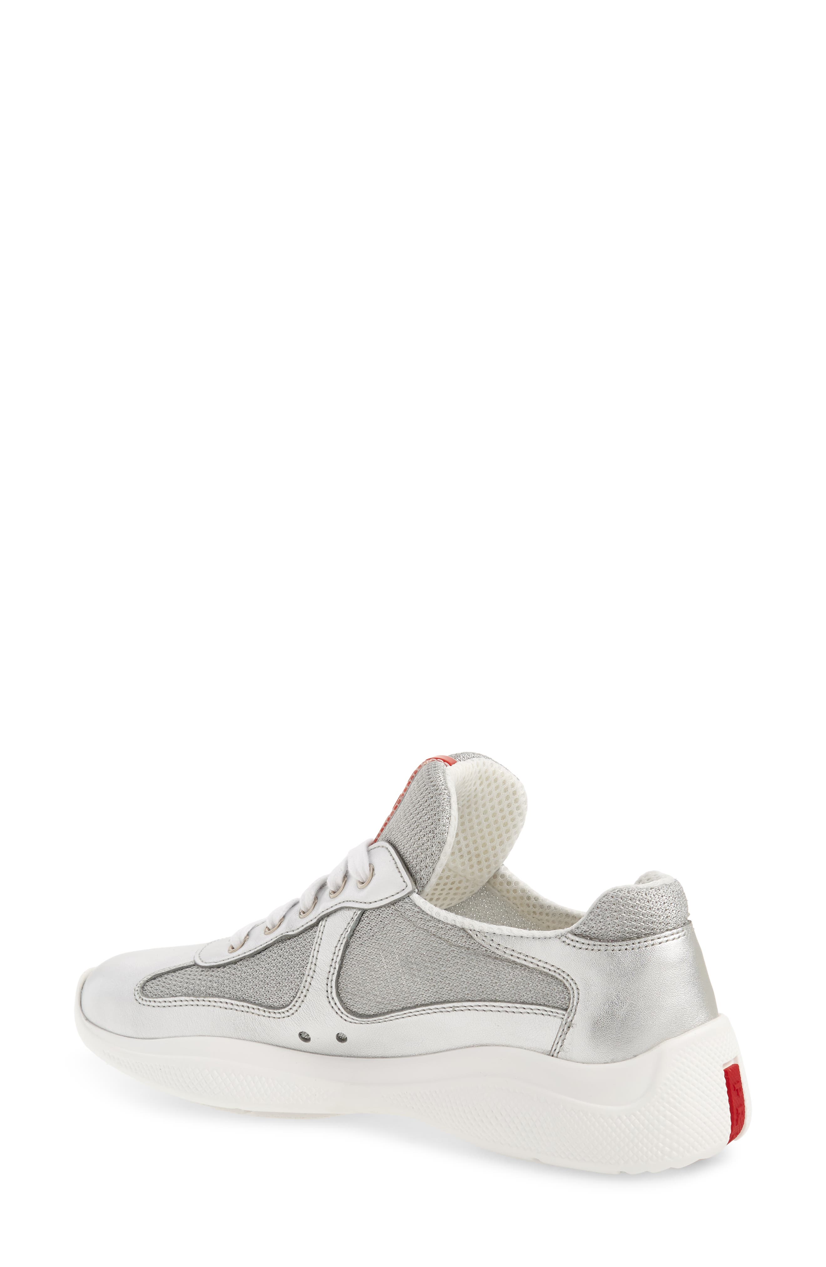 Prada Low-Top Sneaker, Alternate, color, 