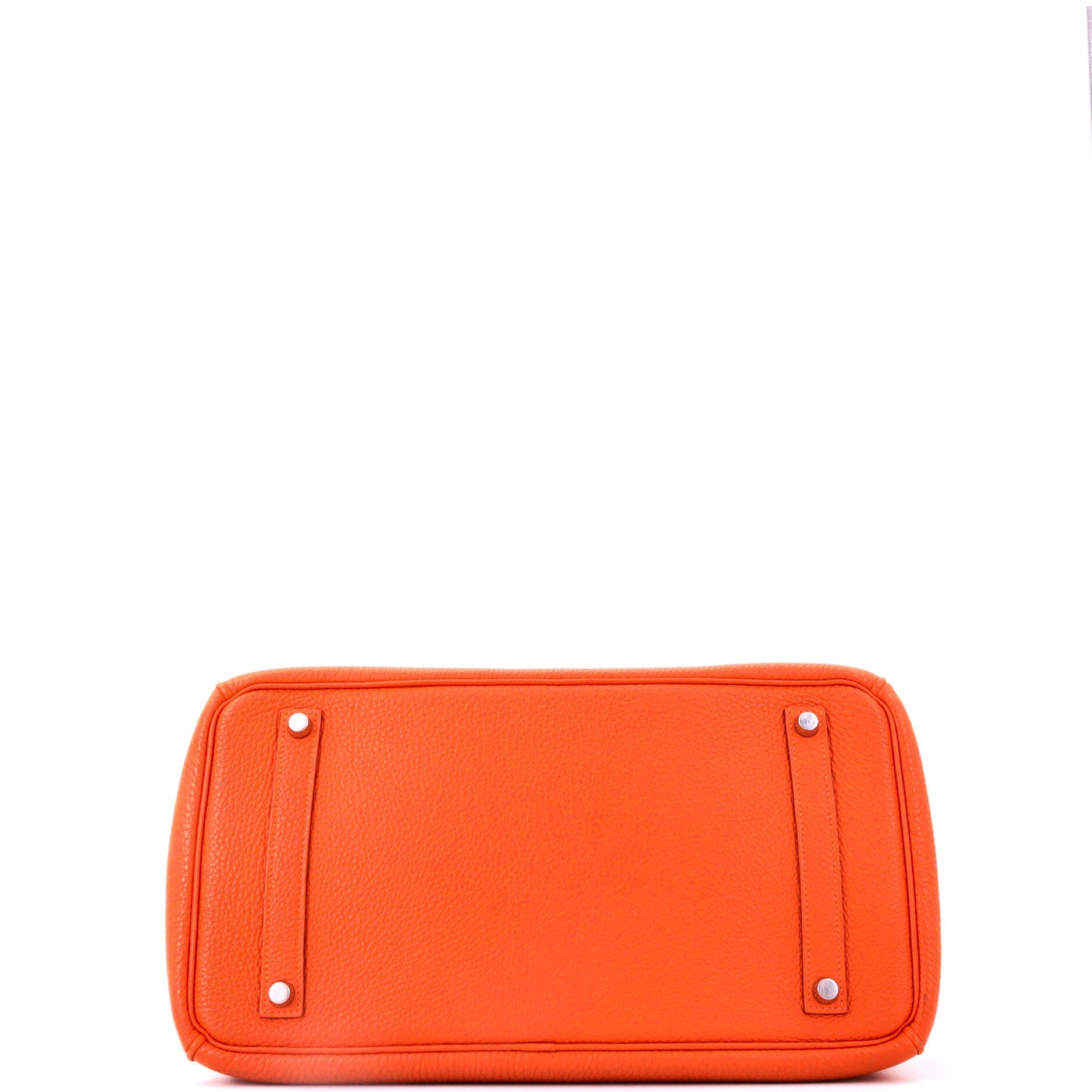 Pre-Owned Hermes Birkin Handbag Orange Togo with Palladium Hardware 35, Alternate, color, Potiron