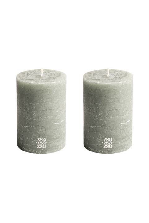 Deurne Pillar Candle 5 in Set of 2