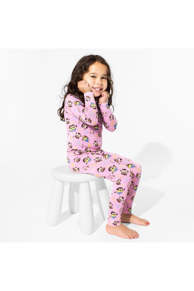 Kids' Despicable Me 4 Minions Always Popping Set of 2 Piece Pajamas, Alternate, color, Minions Always Popping