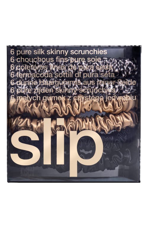 Slip Pure Silk 6-pack Skinny Scrunchies