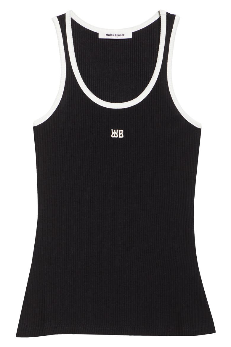 Sonic Rib Tank, Alternate, color, BLACK