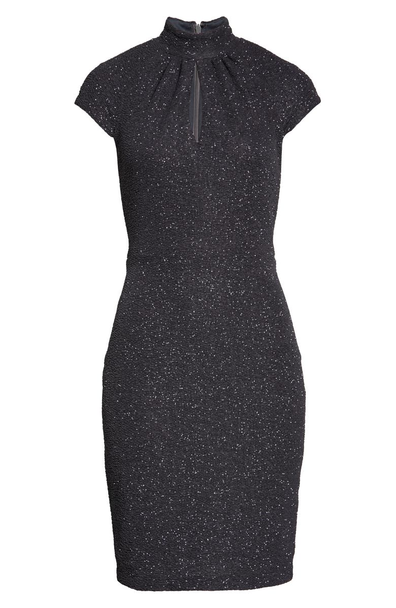 Harper Rose Shimmer Knit Cocktail Dress, Alternate, color, 