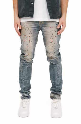 Jewel Embellished Skinny Fit Stretch Jeans