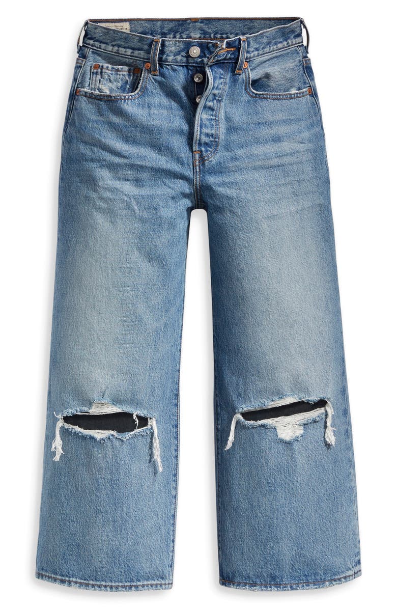 Levi's<sup>®</sup> High Water Wide Leg Jeans, Alternate, color, 