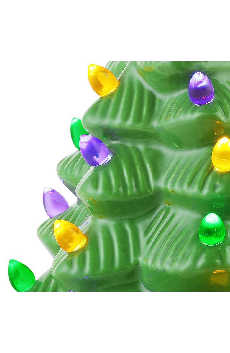 Mr. Halloween 12 in. Ceramic Halloween Tree - Green, Alternate, color, Green