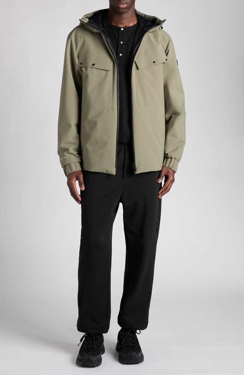 Moncler Escurays Down Jacket, Main, color, Smokey Olive