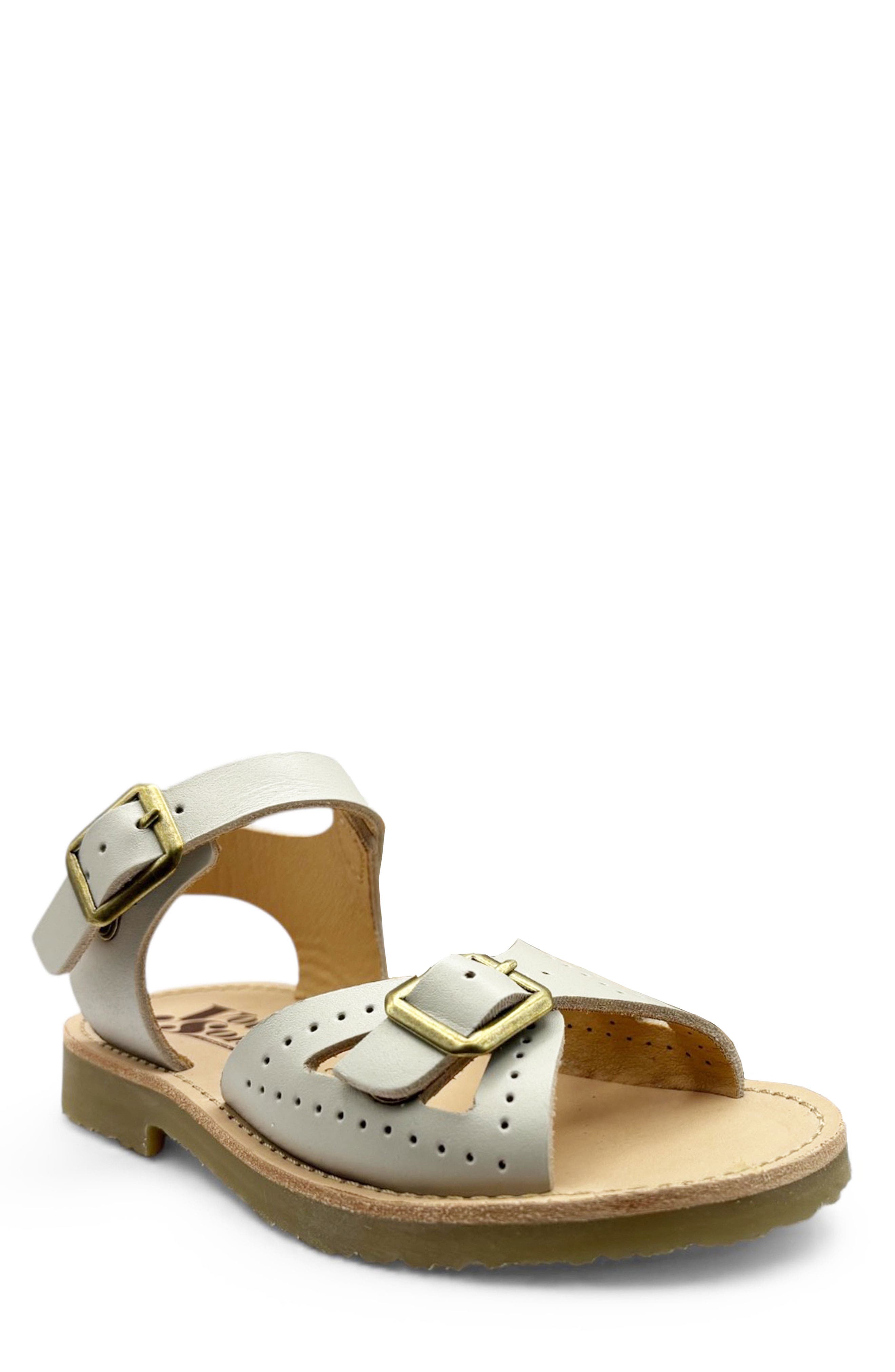 Young Soles Pearl Sandal, Main, color, Vanilla