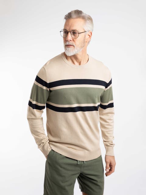 Ryker Stripe Crew Neck Jumper
