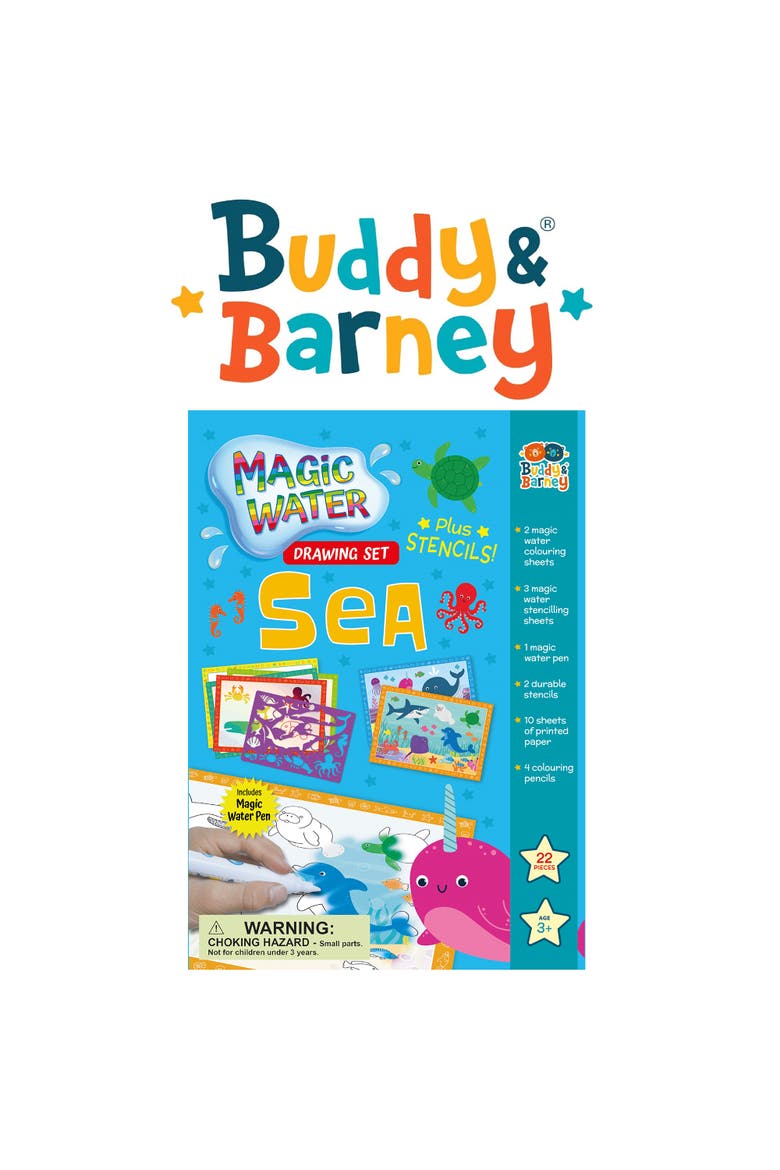 Magic Water Drawing Set, Ocean Animal Themed Activity, Kids 3+, Alternate, color, Multicolored