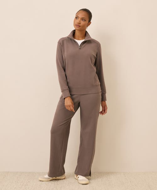 Pact Organic Cotton Cloudknit Wide Leg Pant In Multi