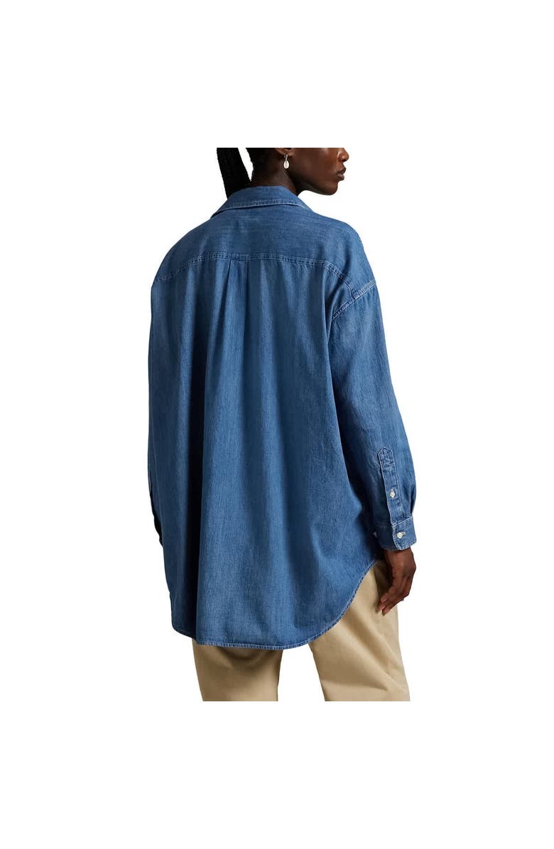 Polo Ralph Lauren Denim Yankees Denim Shirt, Alternate, color, Denim