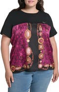 KARL LAGERFELD PARIS Placed Print Top