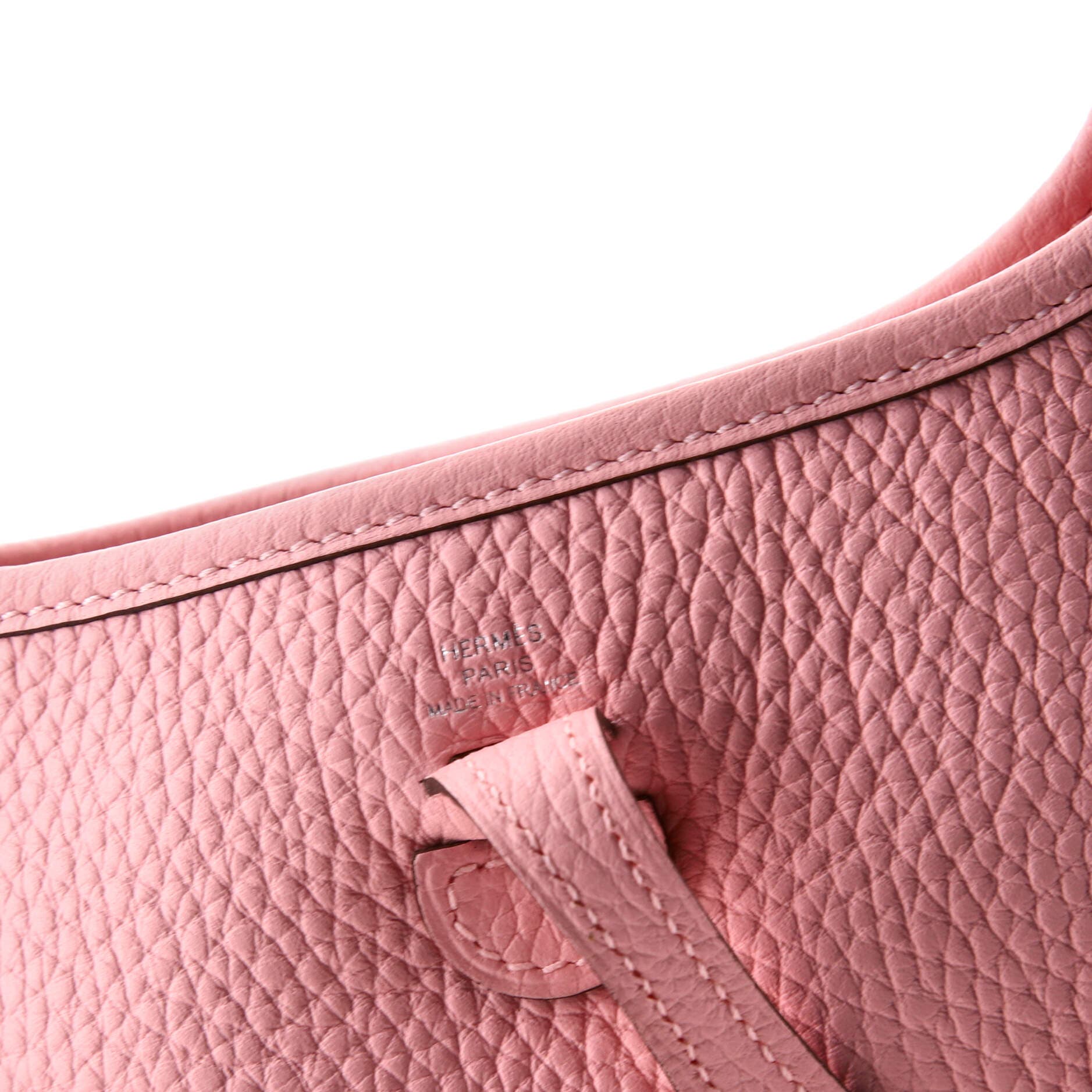 Pre-Owned Hermes Evelyne Bag Gen III Clemence TPM, Alternate, color, Rose Sakura