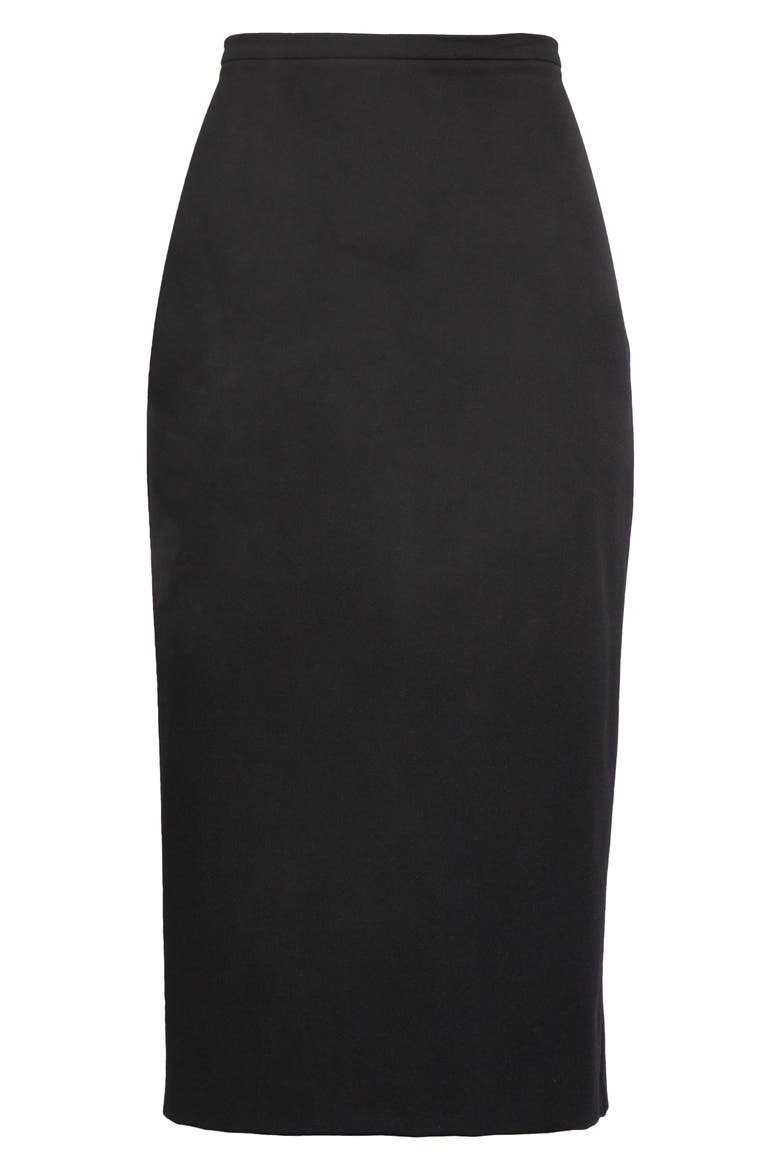 Sabato Stretch Jersey Pencil Skirt, Alternate, color, NERO