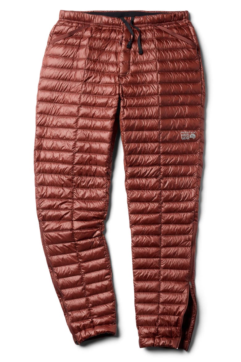 Ghost Whisperer Packable 800-Fill-Power Down Pants, Alternate, color, BOURBON BROWN