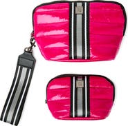 THINK ROYLN Double Stash Set of 2 Zip-Top Travel Pouches