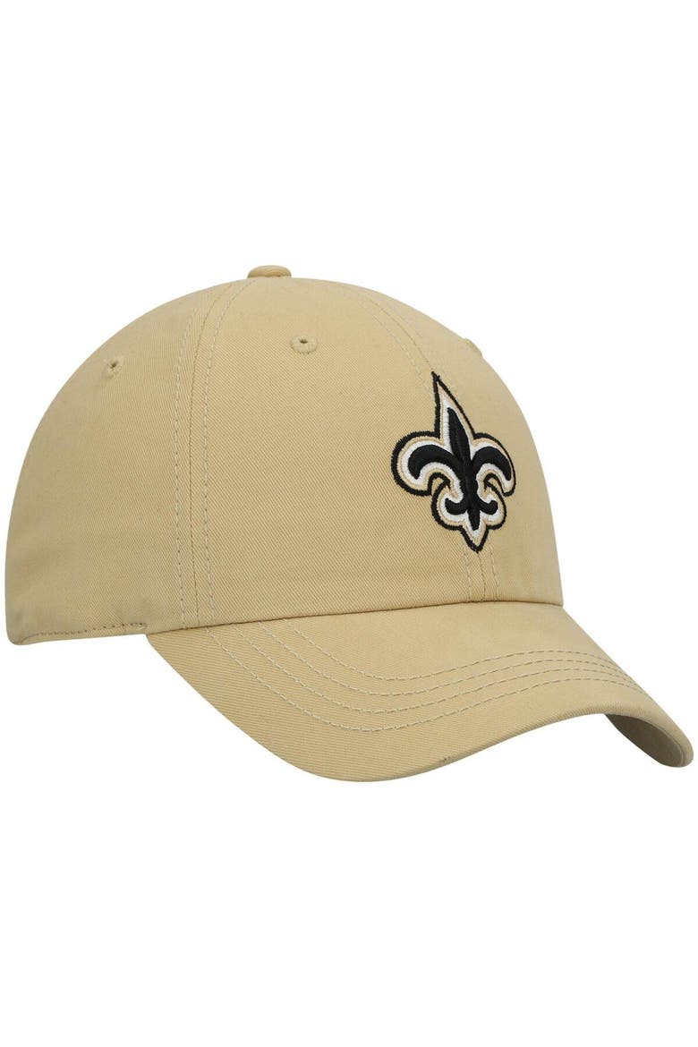 Women's '47 Gold New Orleans Saints Miata Clean Up Secondary Adjustable Hat, Alternate, color, Gold