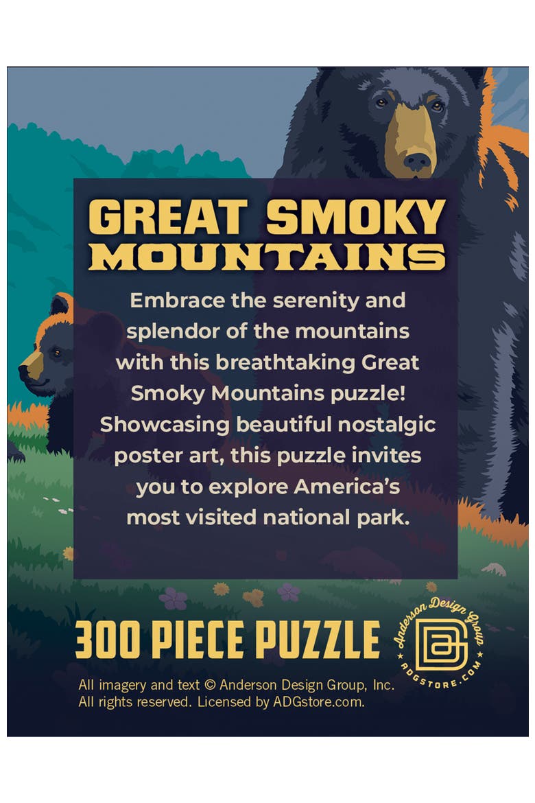 Great Smoky Mountains 300pc Puzzle, Alternate, color, Multicolor