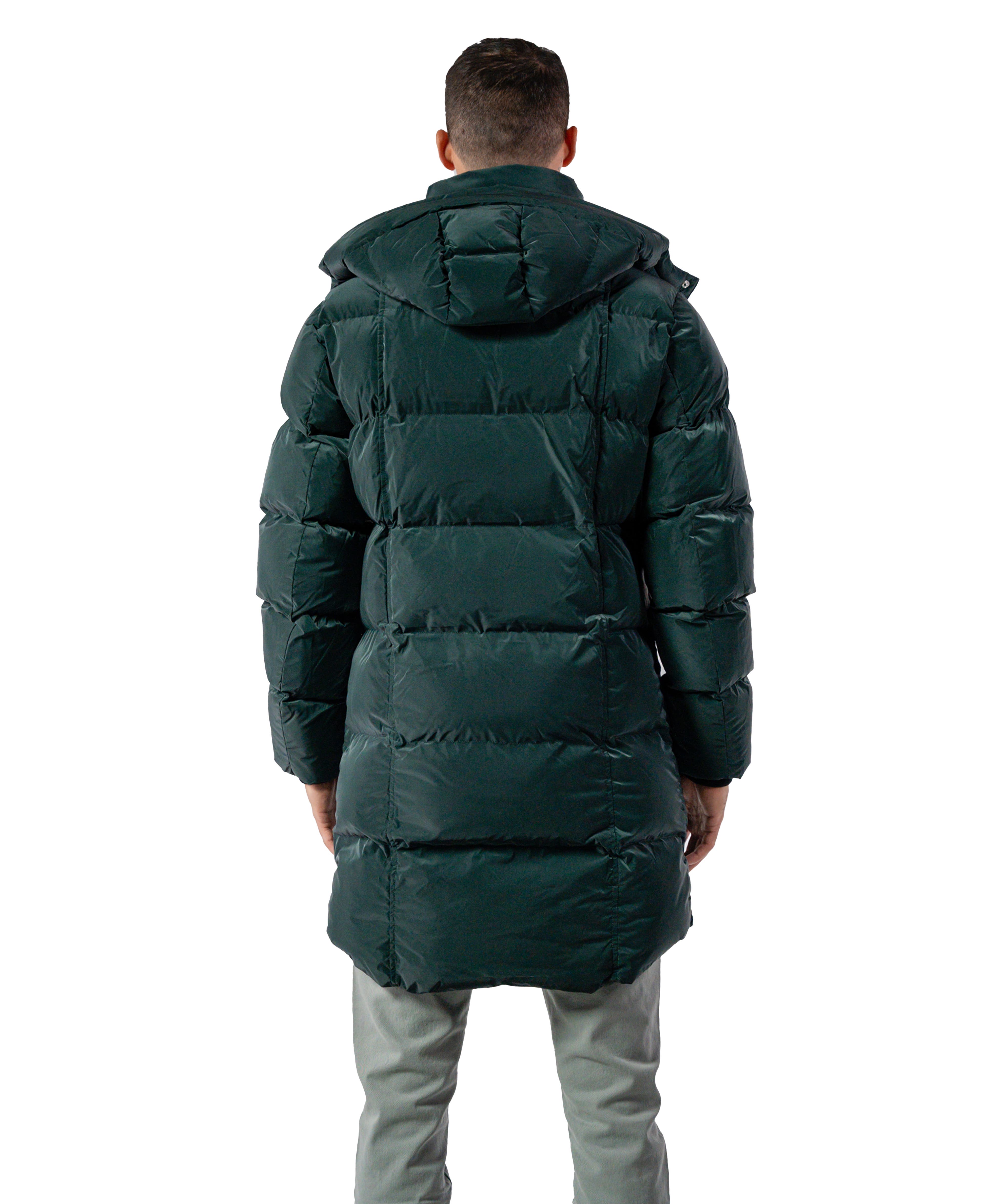 Men's Penguin Long Length Quilted Coat - image 4