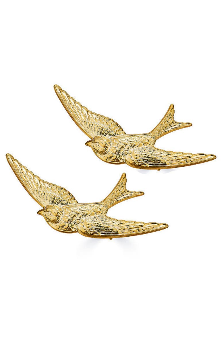 Epona Valley Cadillac Bird Clips, Main, color, Gold