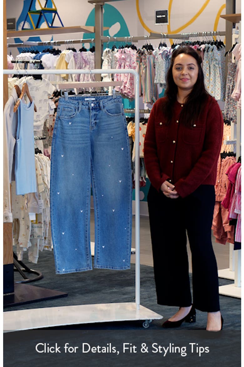 Flora Mid Rise Barrel Leg Jeans video