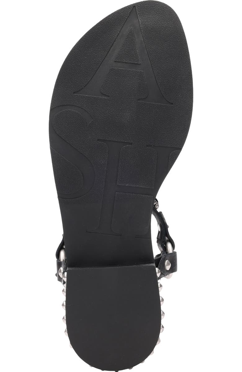 Ash Pebble Stud Embellished Ankle Strap Sandal, Alternate, color,