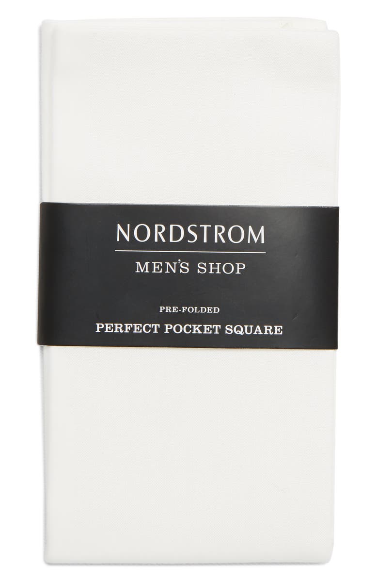 NORDSTROM MEN'S SHOP 3-Pack Cotton Pocket Squares, Alternate, color, 