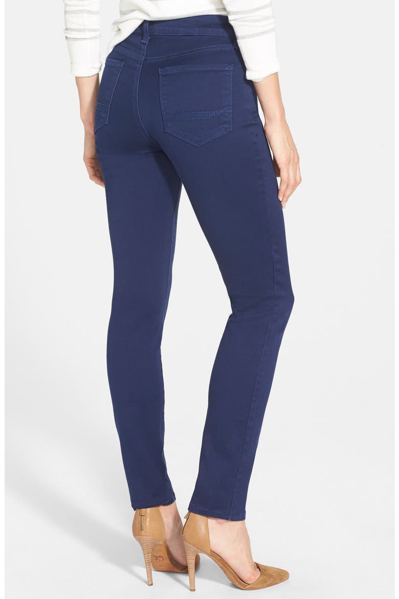 Alina Stretch Skinny Jeans, Alternate, color, DARK COBALT