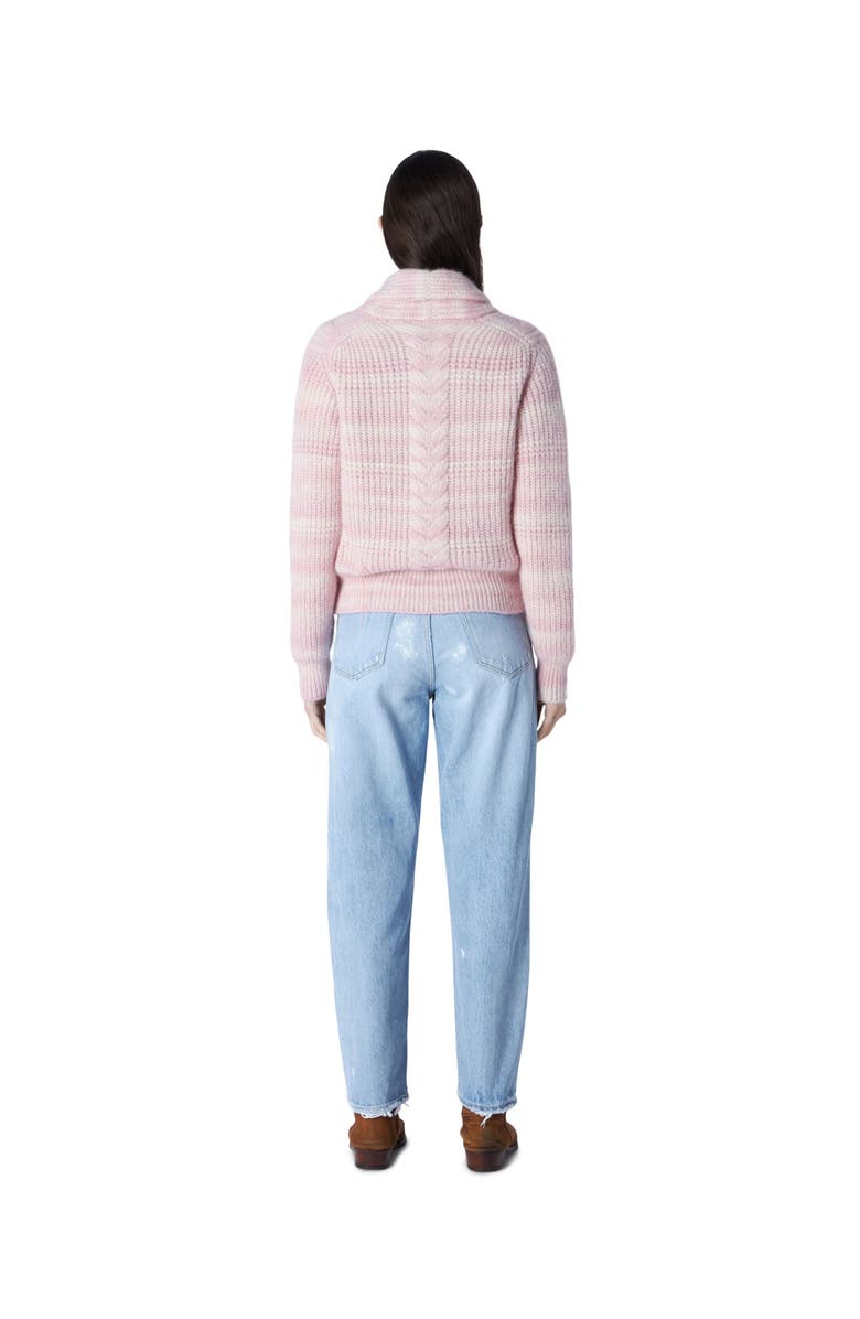 Fortela Lexi Alpaca Wool Cardigan, Alternate, color, Pink