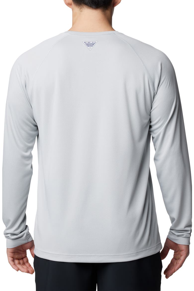 PFG Solar Stream™ Long Sleeve Performance T-Shirt, Alternate, color, COOL GREY