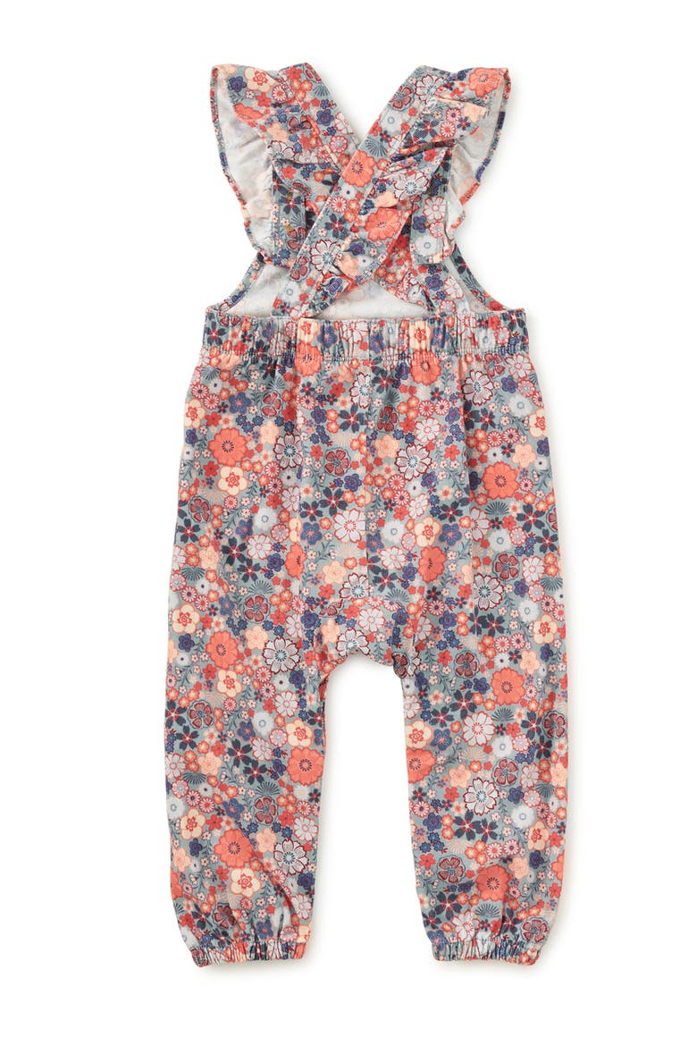 Corduroy Ruffle Baby Overalls, Alternate, color, Japanese Mini Floral