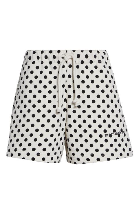 Miksaus Pallo Kioski Polka Dot Cotton Shorts