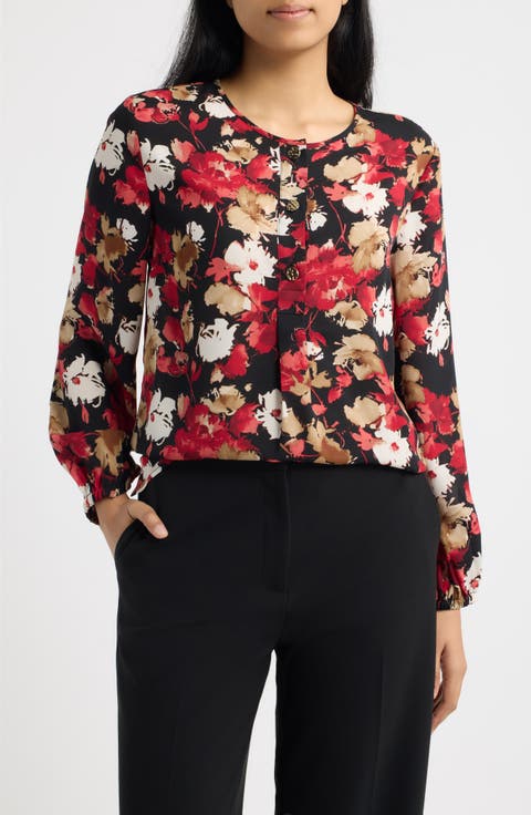 Floral Long Sleeve Top
