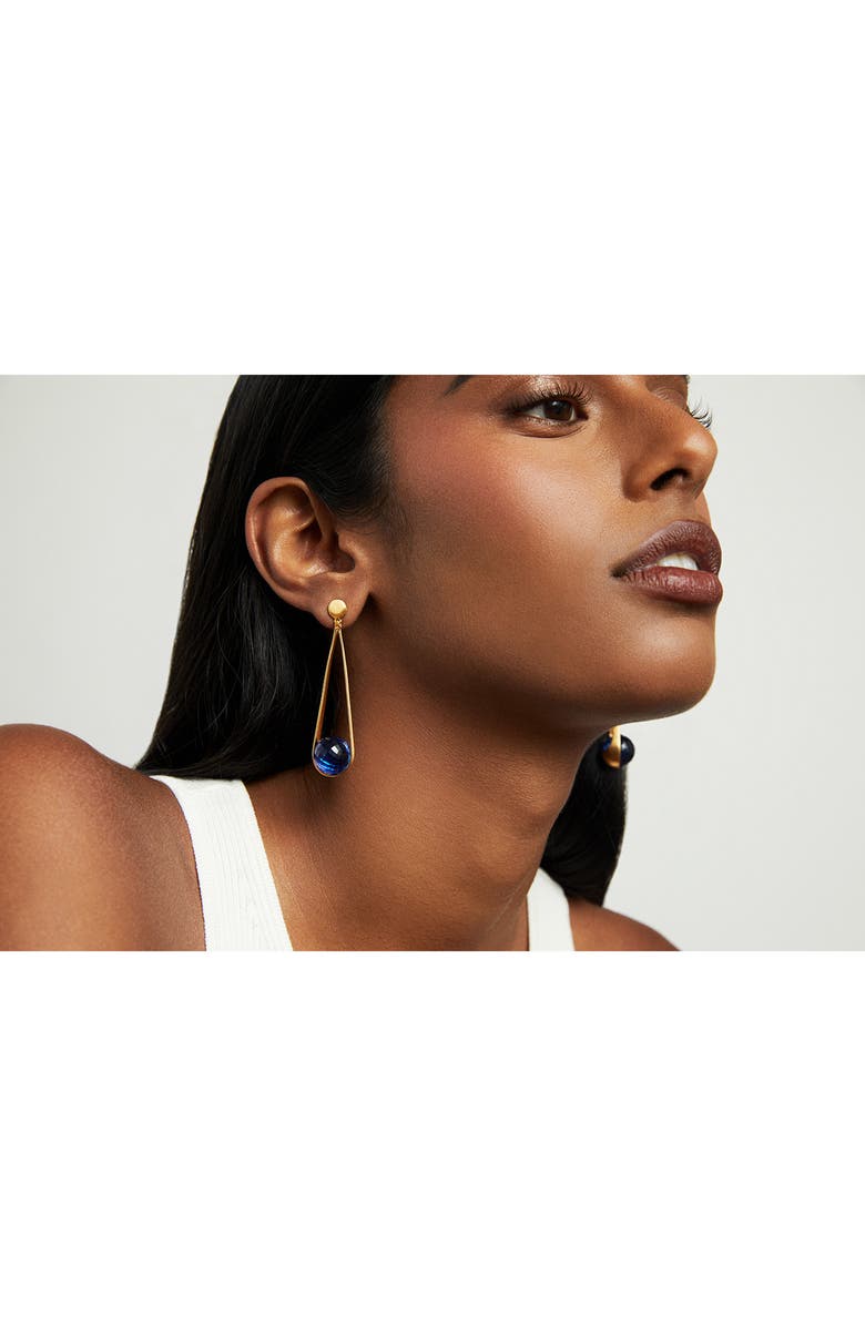 Dean Davidson Ipanema Drop Earrings, Alternate, color, Midnight Blue/Gold
