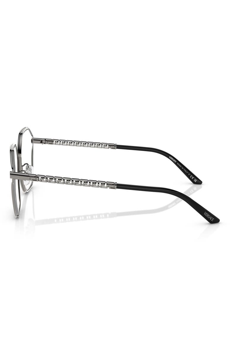 Versace 55mm Geometric Optical Glasses, Alternate, color, 