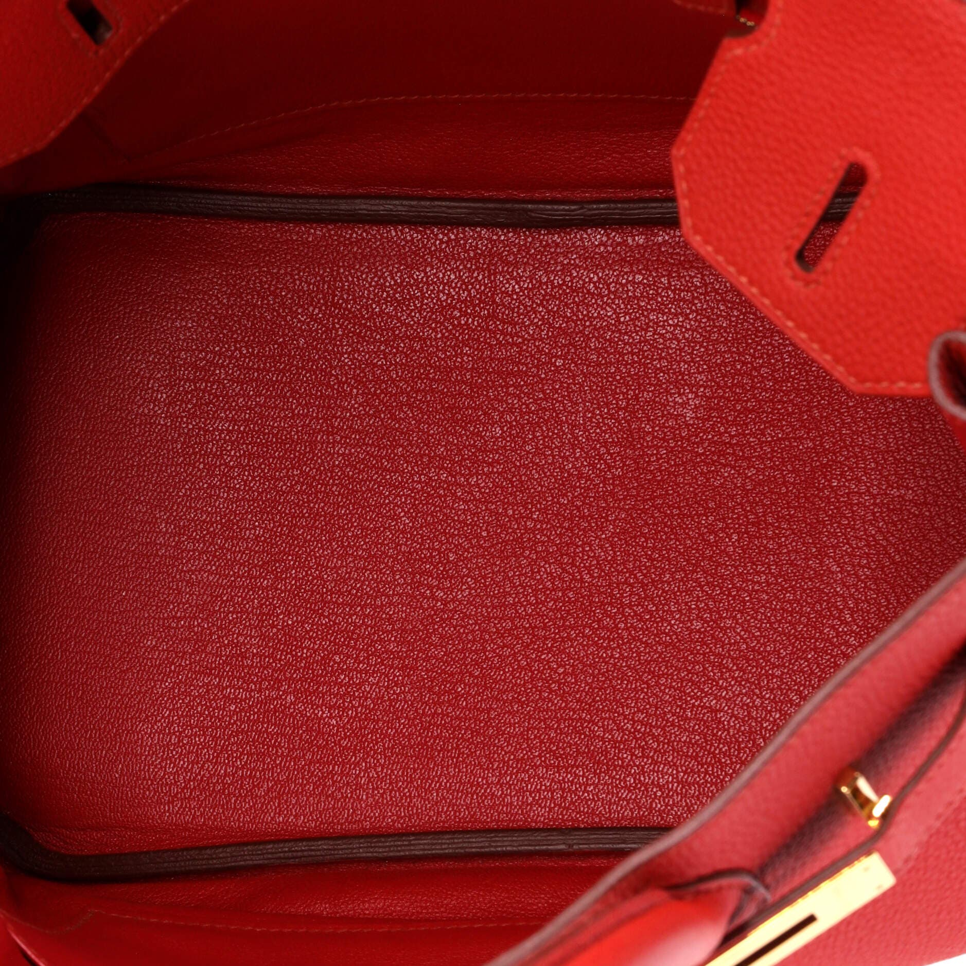Birkin Handbag Red Togo with Gold Hardware 30, Alternate, color, Vermillon