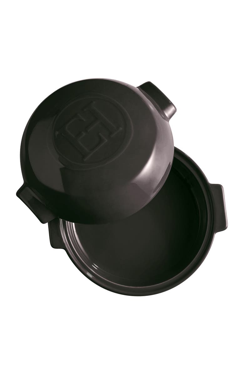 Emile Henry Cheese Baker, Alternate, color, Charcoal