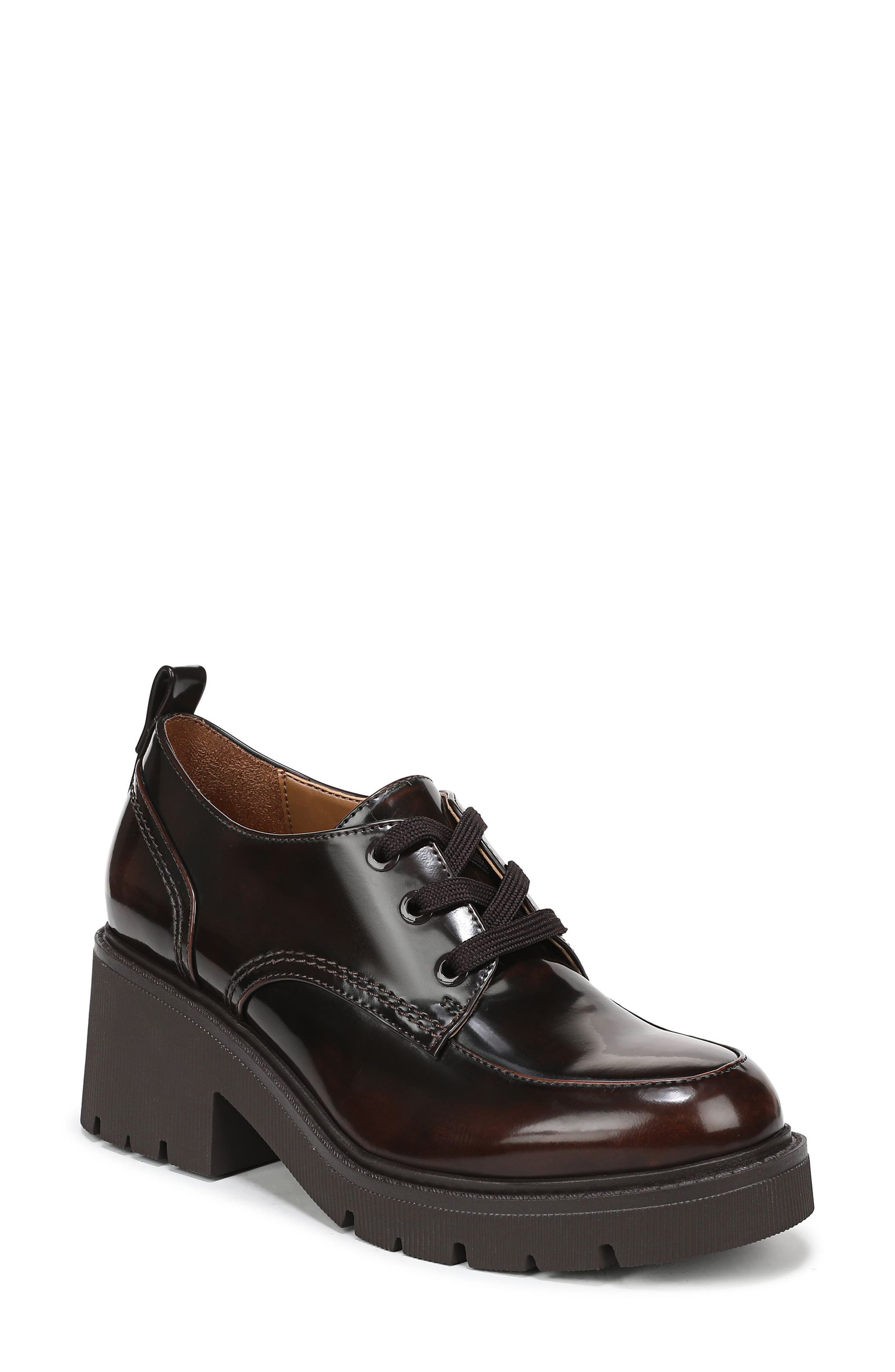 Jacie Faux Leather Platform Oxford