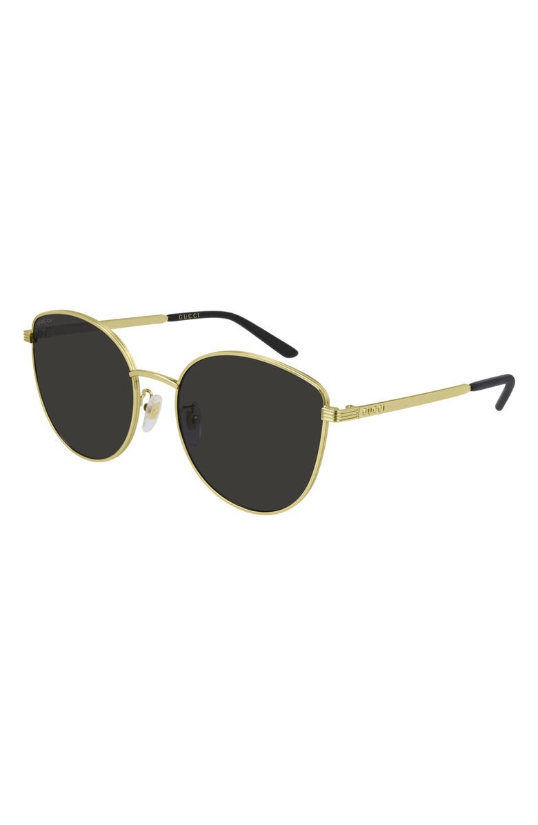 Gucci 56mm Cat Eye Sunglasses, Main, color,