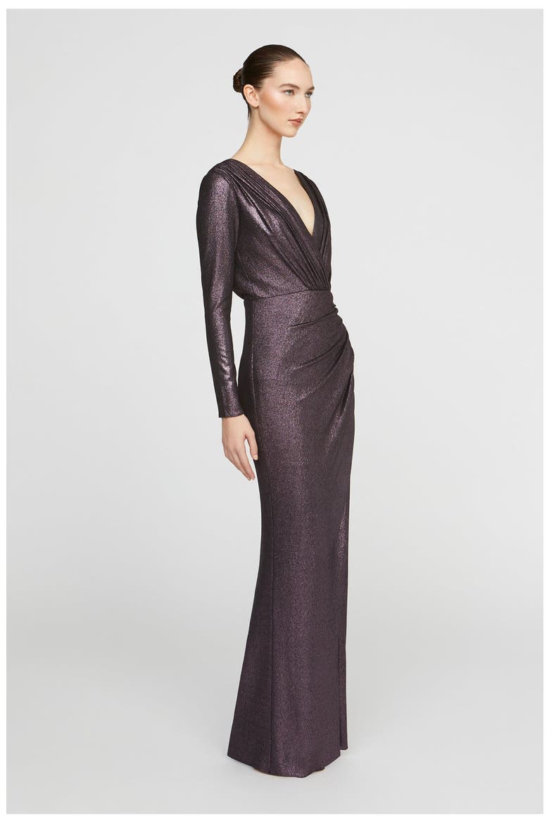 Linda Jersey Gown, Alternate, color, Amethyst