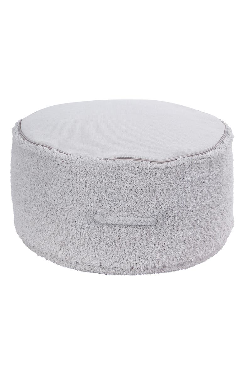 Lorena Canals Chill Pouf, Alternate, color, Pearl Grey