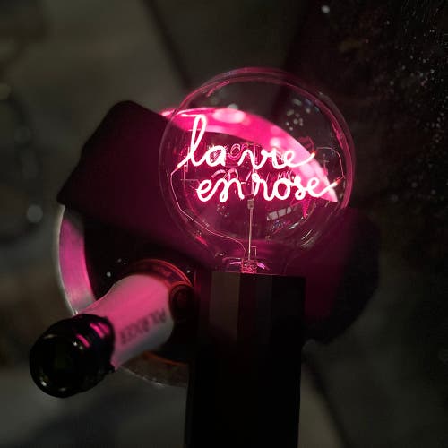 Mitb Rose Portable Table Lamp In Blue