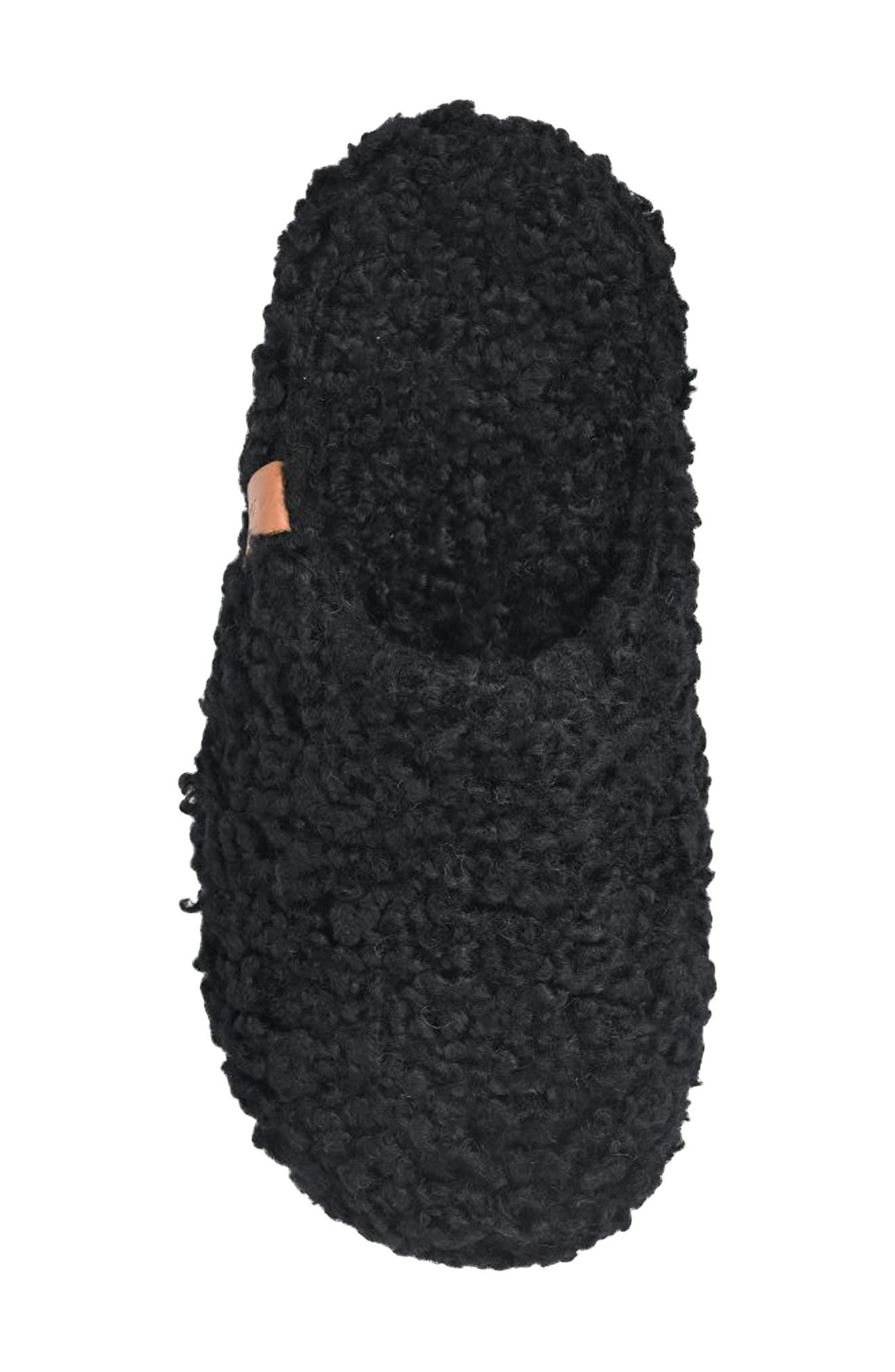 Copenhagen Genuine Shearling Mule, Alternate, color, BLACK II